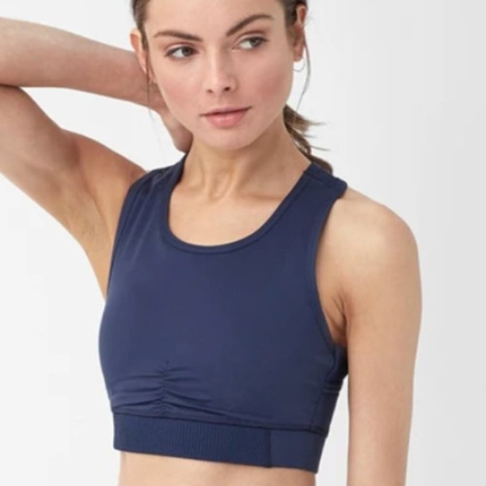 Splendid Navy Blue Yoga High Neck Bra